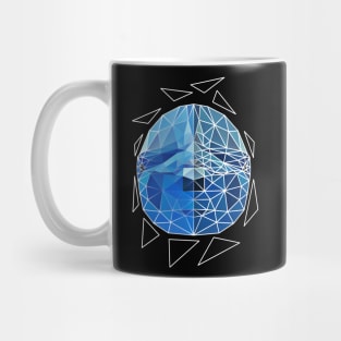 Geometric Dolphin Mug